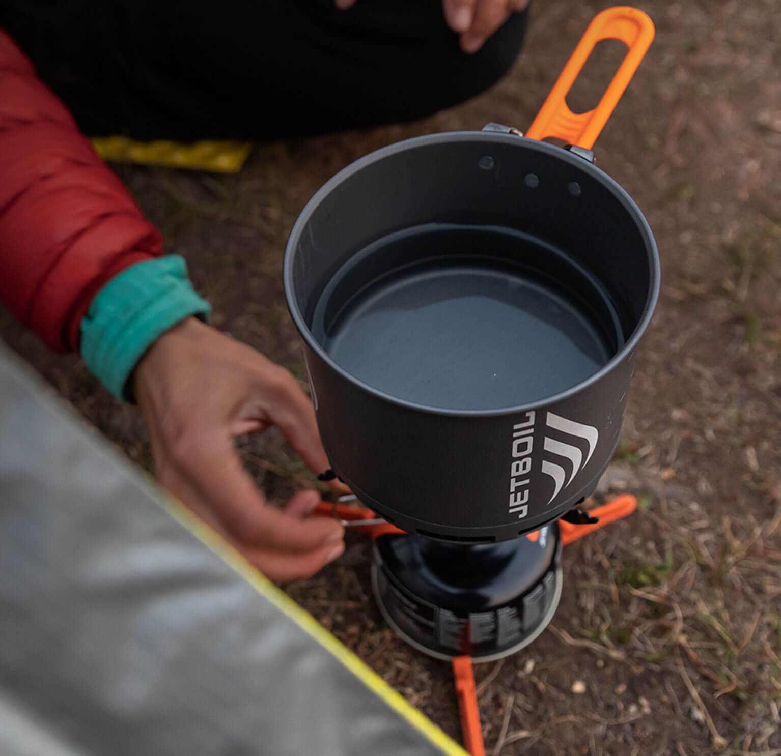 Igniting the Jetboil Stash Cooking System